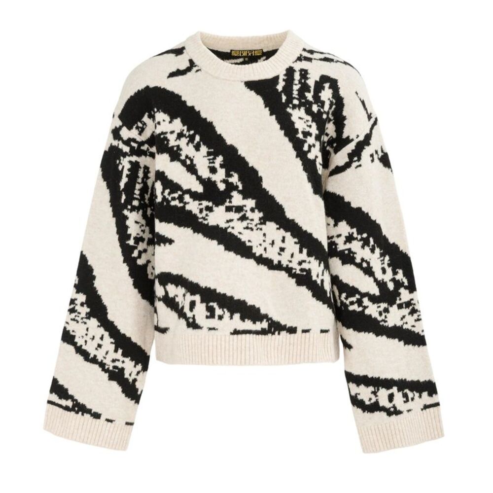 Biba Womens/Ladies Zebra Print Sweater / Beige/Black